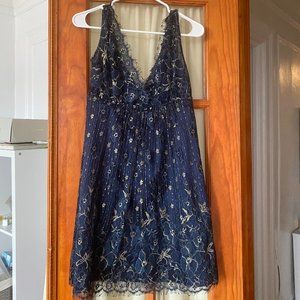 Millau Mini Dress with V Back